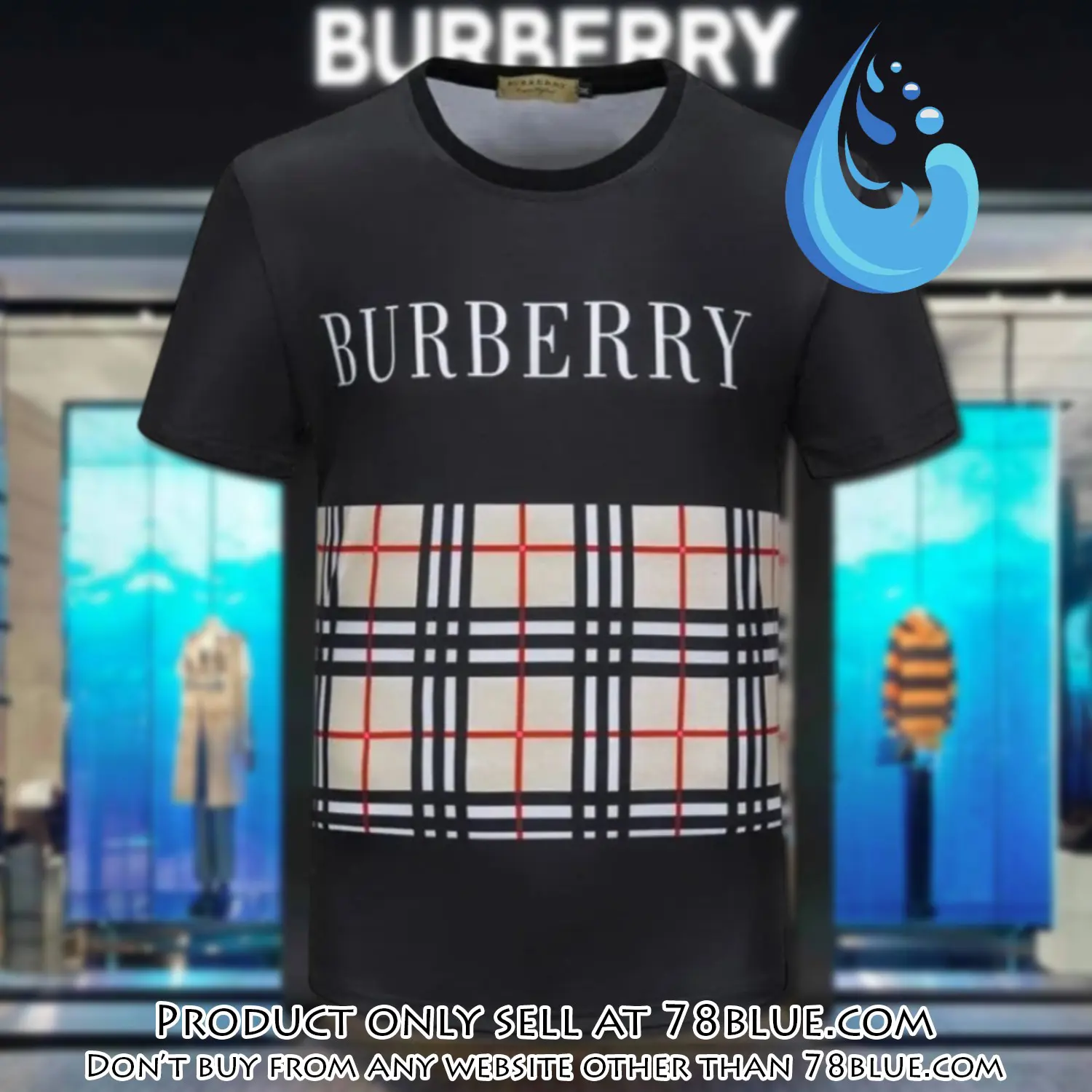 Burberry logo black luxury brand unisex tshirt outfit for men women 78b0901650